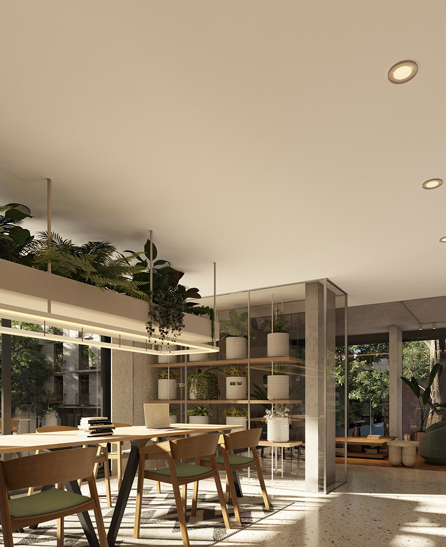 Imágen interior de un departamento de HC2P